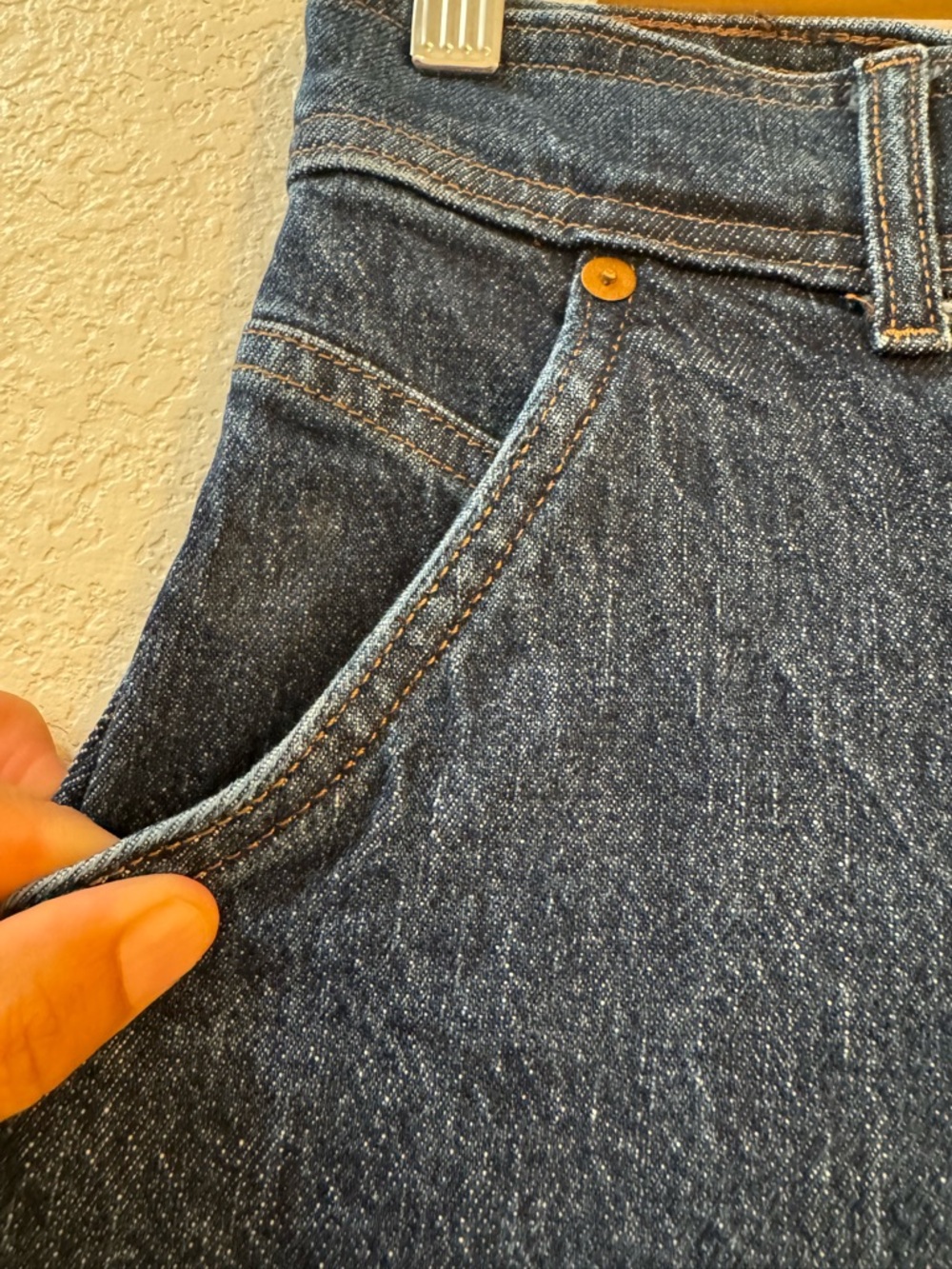 Madewell The Perfect Vintage Straight Leg Women’s Jeans - Dark Blue - Picture 4 of 12